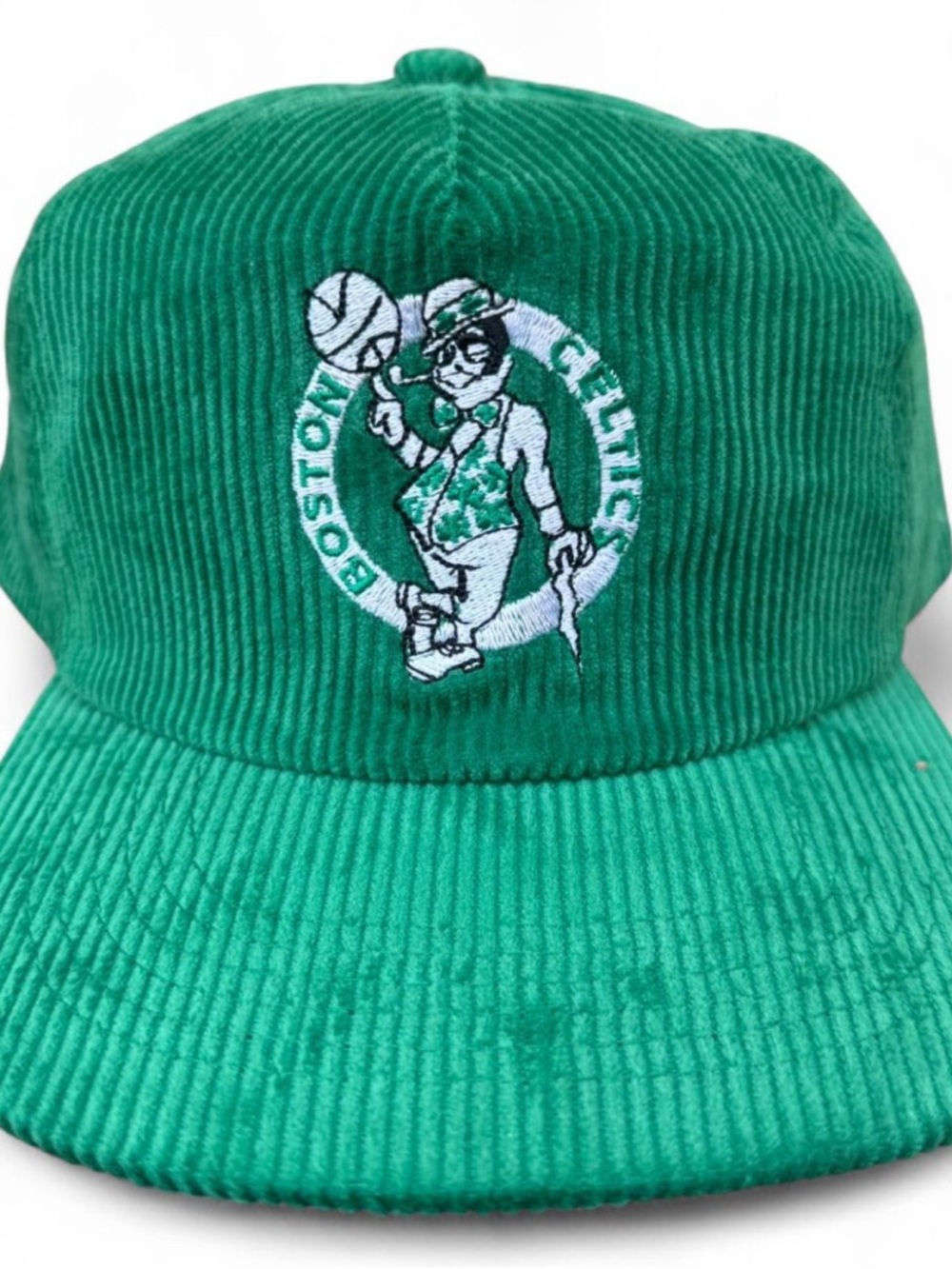New Embroidered Boston Celtics Corduroy Snapback